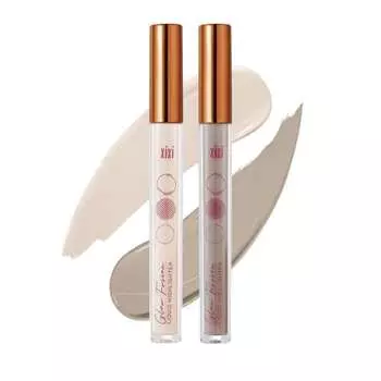 Gecomo 2 pieces (Shadow + Highlight) 3D Creation Shading Highlight Liquid Stick Contour Concealer Natural Makeup Small Face 3D Face Matte Nose Bridge