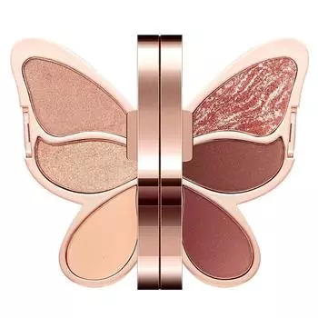 GECOMO Eyeshadow Mini Multi Palette Eye Shadow Palette 6 цветов Daily Butterfly Eye Palette Commuting High Color Lasting Unique Powder Cosmetic