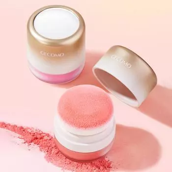 GECOMO Lazy Mushroom Head Cushion Blush, водостойкие мягкие матовые румяна 4 цвета