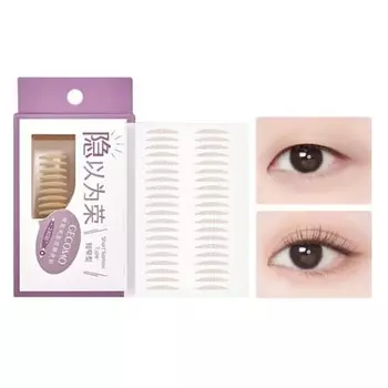 Gecomo natural double eyelid patch, naturally waterproof, no residue, long-lasting, beautiful eye patch suitable for large eyes with inner double eyel