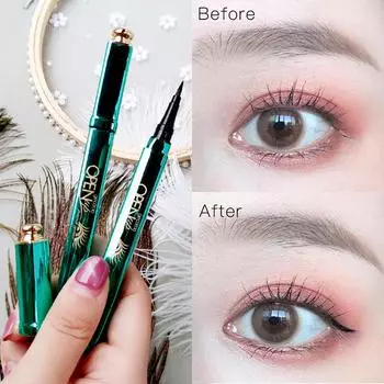 GECOMO Peacock eyeliner pen быстросохнущая водостойкая и устойчивая к поту стойкая подводка для глаз для начинающих