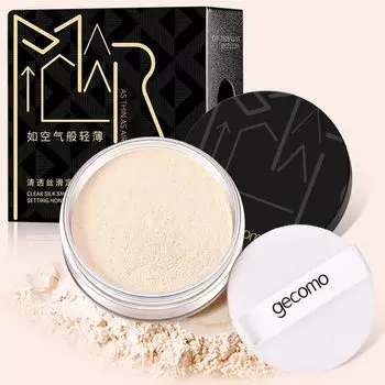 GECOMO Puff Loose предотвращает растекание макияжа, фиксируя водостойкую и светло-фиолетовую пудру, против блеска, от падения, пудра, пудра, пудра,