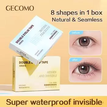 GECOMO Seamless Double Eyelid Sticker Waterproof Invisible Adjustment Eye Shape,Double Eyelid Tape
