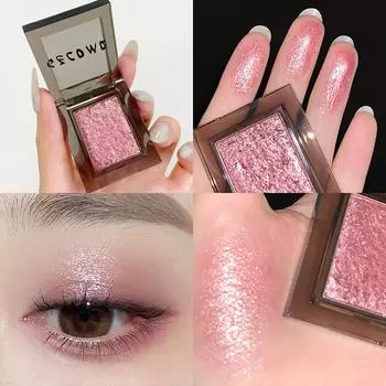 GECOMO Single Eyeshadow, Atmosphere Brightening Eyeshadow, Smooth Shimmer Eyeshadow