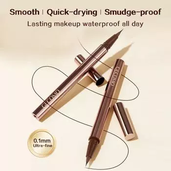 GECOMO Smooth Liquid Eyeliner, быстросохнущая и водостойкая ручка, стойкая подводка для глаз