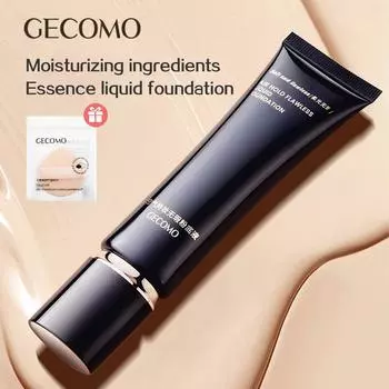 GECOMO Стойкая жидкая основа, консилер с высокой степенью покрытия, подходит для сухой или жирной кожи BB-крем