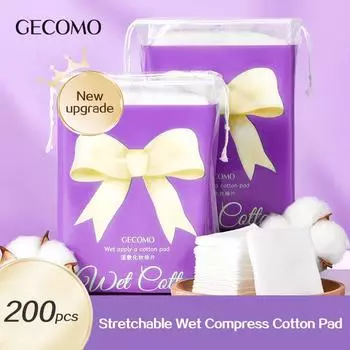 GECOMO эластичный ватный диск натуральный хлопок увлажняющая маска для кожи хлопковая простыня 200 шт.