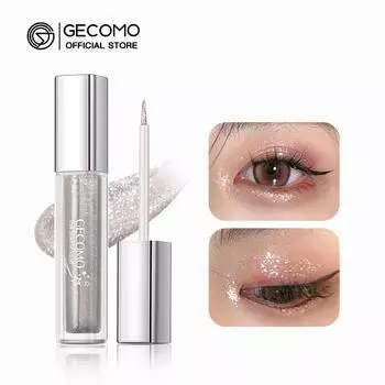 GECOMO Жидкие тени для век High Flash Glitter Eyeshadow Shimmer Eye Makeup