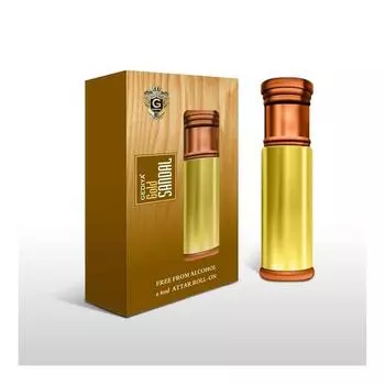 GEDIYA Gold Sandal Roll On Attar Духи для женщин и мужчин (6ml)