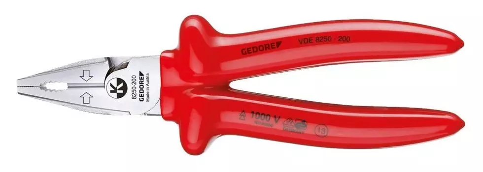 Gedore Insulated Pliers 200mm 6720250