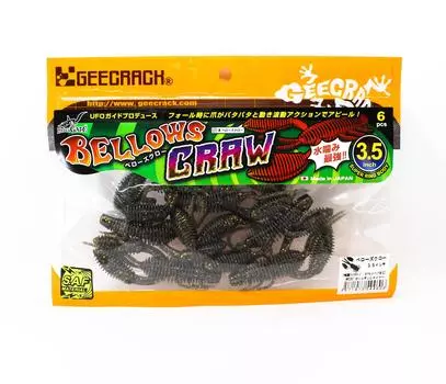 Gee Crack Soft Lure Bellows Craw 3,5 дюйма 030 (4606)