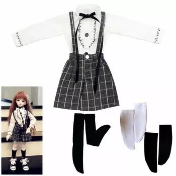 GeekDwarf of Doll Одежда Фигурка Наряд Красивая Девушка Гал Повседневная JK Униформа Комбинезон Мини Юбка Носки [Набор 5] 1/3 (Набор 5)