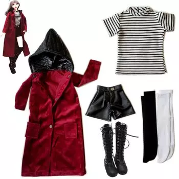 GeekDwarf of Doll Одежда Фигурка Повседневный наряд с сапогами и обувью JK Uniform Set of [Set 6] 1/3 Осень/Зима (Полная 6)