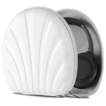 Geekria Case PRO Headphone Case Compatibility Hard Case Travel Hard Shell Case Compatible with Comes with Storage Pouch Audio-Technica ATH-SR50BT, белый