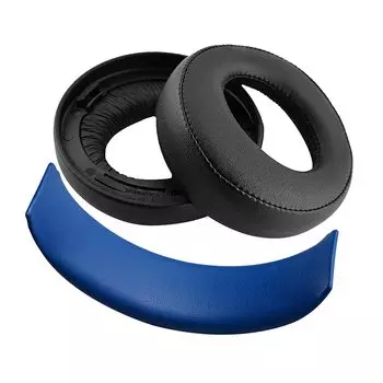 Geekria Ear Pad Headband Sony Sony PS4 PS3 PSVITA Wireless Bluetooth Gold Compatible with Headset Gaming Headset Replacement Headphone Pad Ear Pad Ear