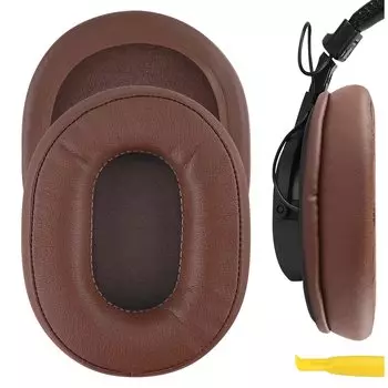 Geekria Ear Pads QuickFit Compatible Pads Compatible with SONY Headphones Ear Cups MDR-7506, MDR-V6, MDR-CD900ST Pads/Ear Cushions/Ear (Protein