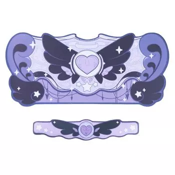 GeekShare Большая мышь Водонепроницаемая Простая в использовании для офисной мыши с переключателем Симпатичная наручная история звезд Фиолетовый коврик, Материал, Чистый, Дизайн, Коврик, Дизайн, Отдых, фиолетовый