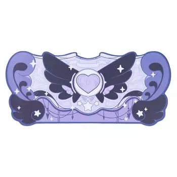 GeekShare Большая мышь Водонепроницаемая Простая в использовании мышь с переключателем для офиса Симпатичная фиолетовая подкладка Star Story, Материал, Чистый, Использование, Дизайн, Подкладка, Дизайн, Подарок,