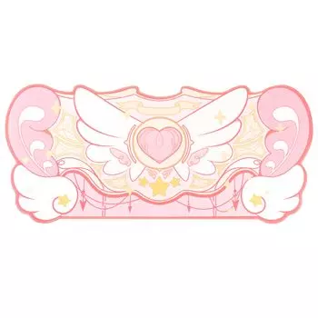 GeekShare Большой коврик для мыши Водонепроницаемый материал Легко чистить Офисный переключатель Дизайн Коврик для мыши Милый дизайн Звездная история Розовый