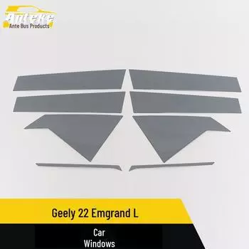 Geely 22 Emgrand L Отделка окон из нержавеющей стали и аксессуары для дверей с защитой от царапин center column*6