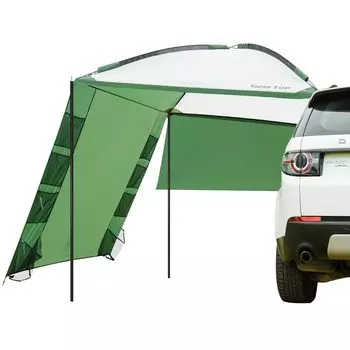 Geer Top Car Side Car Tarp Car Side Sun Wind Легко устанавливается Совместимо с различными различными установками Спать в спортивном брезенте В комплект входит тент, палатка,