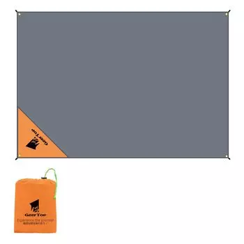 Geer Top Ground Sheet Tent Sheet Легкий коврик для кемпинга Напольный коврик для пикника Гамак Брезент Водонепроницаемый складной кемпинговый пляжный открытый с сумкой для хранения
