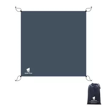 Geer Top Ground Sheet Tent Sheet Leisure Sheet Водонепроницаемый лист Сопротивление давлению воды 3000 мм Износостойкий Легкий Компактный Открытый Кемпинг