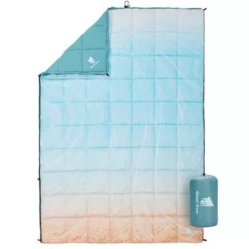 Geer Top Shoulder Холодный сон в наблюдении Градиент Одеяло, Кемпинг, Многослойное одеяло, Плед, Защита, Одеяло, Моющееся, Легкое,