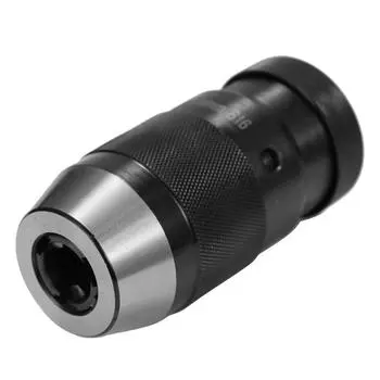 Geevorks Сверхмощный самозатягивающийся сверлильный патрон с ручкой Встроенный быстросменный быстрозажимной патрон чёрный