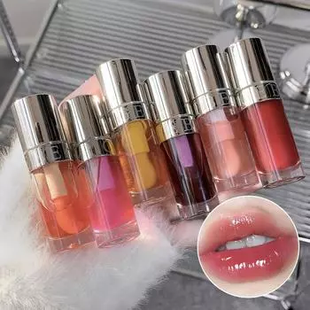 GEGE BEAR 6 фруктовых масел для губ с высокой цветопередачей, увлажняющих, натуральных, для макияжа губ, для ухода за губами