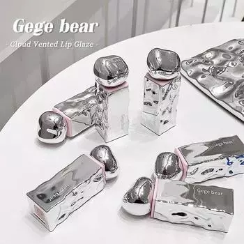 Gege bear Cloud Soft Mist Lip Glaze Увлажняющая и увлажняющая стойкая помада с антипригарным покрытием, идеально подходит для повседневного использования и особых случаев