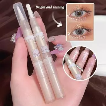 Gege Bear Liquid Highlight Brush Pen Shining Pearl Eyeshadow Brighten Silkworm High-gloss Highlighter