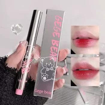 GEGE BEAR Прозрачная кристальная помада Water Glossy Lip Glaze Стойкий блеск для губ Увлажняющий тинт для губ Макияж для губ