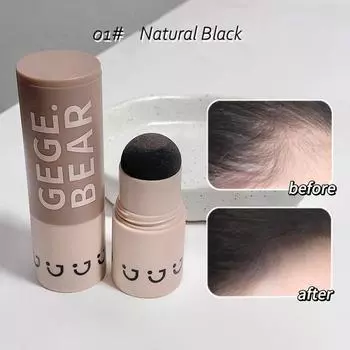 Gege Bear Водостойкая пудра для волос Natural Cove Hair Loss Hairline Shadow Stick Black GX1077-1