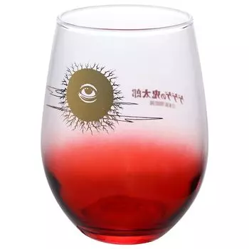 GeGeGe no Kitaro Gradation Чашка Mizuki Glass/Shigeru (красный (Назад Борода))