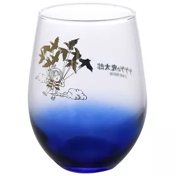 GeGeGe no Kitaro Gradation Mizuki Cup Glass/Shigeru (Blue (Kitaro))