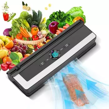 Gegizun вакуумный упаковочный аппарат для пищевых продуктов, новый 85kpa всасывающий бытовой автоматический вакуумный уплотнитель, совместимый с вакуумной упаковкой как для сухих, так и для влажных продуктов