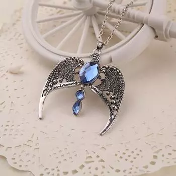 GEiNNOVA Movie Harry Potter Same Ravenclaw Diadem Academy of Magic Replica Pendant Necklace Cosplay Props