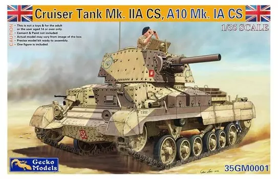 Gekko Model British Army Cruiser Tank CS Пластиковая модель GEC35GM0001 1/35 Mk.2A (A10 Mk.1A CS)