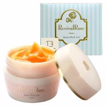 gel 100g Moist Rich Gel Rose makeup Revival All-in-one (All-in-one lotion, serum, emulsion, cream, base, time-saving Rose) [Beakers] оранжевый