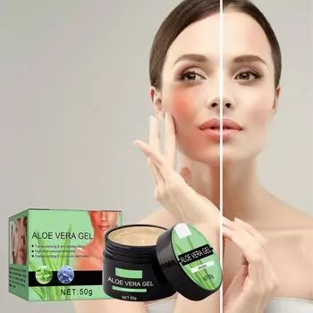 Гель алоэ вера увлажняющий для восстановления после солнечных ожогов, 50 г