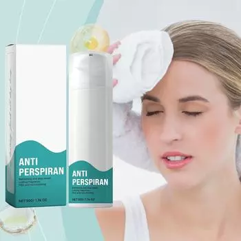 Гель-антиперспирант 50мл против потных рук, потных ног и потливости лица | Против запаха подмышек | Против сильного потоотделения головы One Size