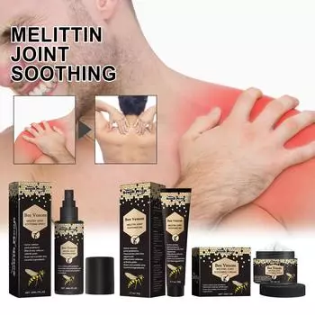 Гель Bee Venomcare, крем Bee Venomcream, гель для ухода за суставами, успокаивающий шею, талию, спину, руки, ступни и ноги 30 мл One Size