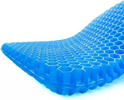 Гель большой невесомость с для стола дома с чехлом подушка, подушка, не душный сотовый, чехол, работа, работа, рыбалка, использование, нескользящий, (M)