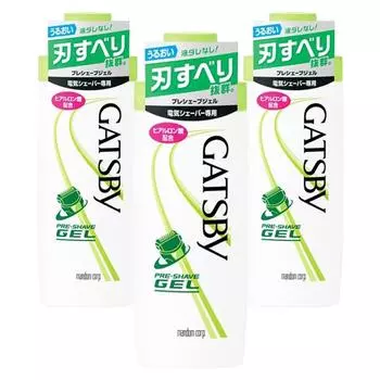 Гель для бритья Gatsby Free Shave для электробритвы, 3 шт.