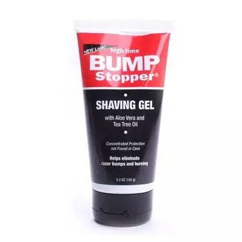 Гель для бритья High Time Bump Stopper с алоэ вера и маслом чайного дерева, 150 г, 1 шт.