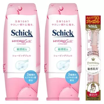 Гель для бритья Schick Hydrosilk 150 г x 2 с бонусом