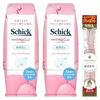 Гель для бритья Schick Hydrosilk 150 г x 2 шт. с бонусом