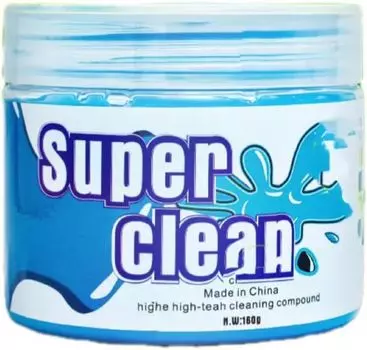 Гель для чистки автомобиля, набор для чистки автомобиля, чистящие средства для очистки вентиляции автомобиля, компьютерная клавиатура, компьютерная клавиатура -160 г/200 г синий