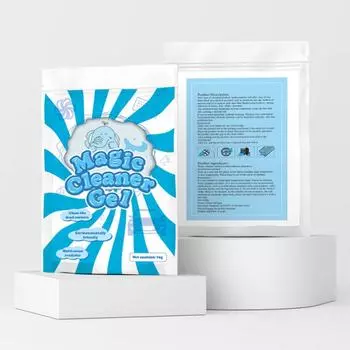 Гель для чистки автомобиля Волшебная глина Автомобильный интерьер Клавиатура компьютера Грязь Чистка Пылеудаляющий гель Автомойка Инструменты для чистки интерьера 70g